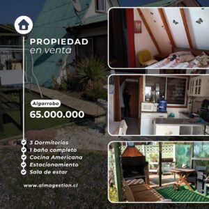 Casa en ALGARROBO, cerca de la playa.